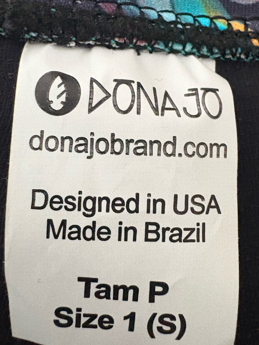 Dona Jo Rare Print Athletic Skort Size Small / Size 1 Activewear - Picture 8 of 8